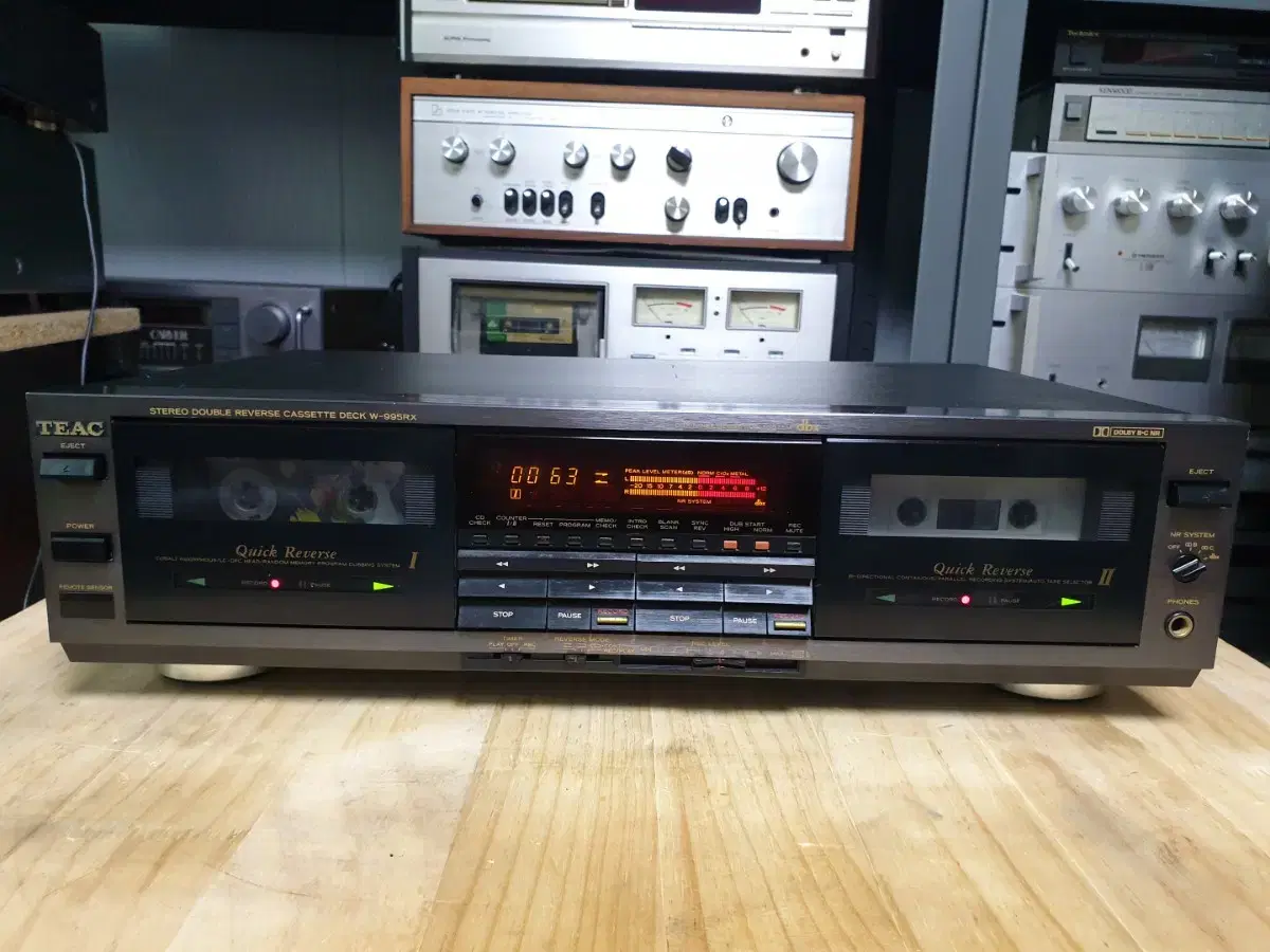 티악 더블 카세트데크 TEAC W-995RX